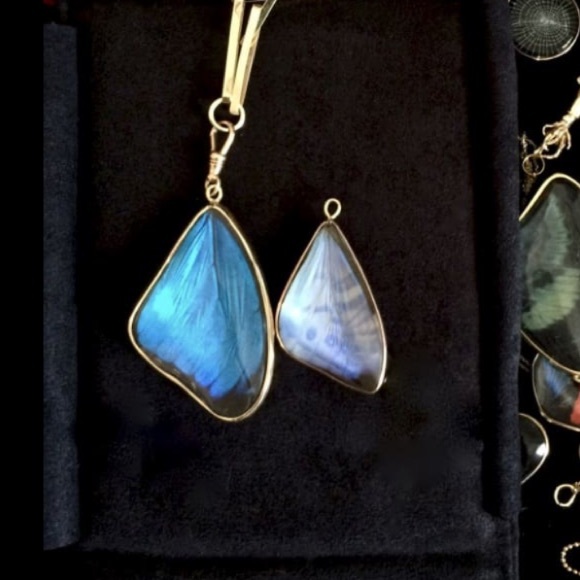 Sterling Silver 925 Butterfly Wing Pendant - Picture 5 of 14